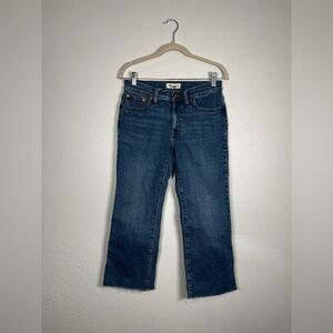 Madewell mid-rise kick out jeans size 27 petite